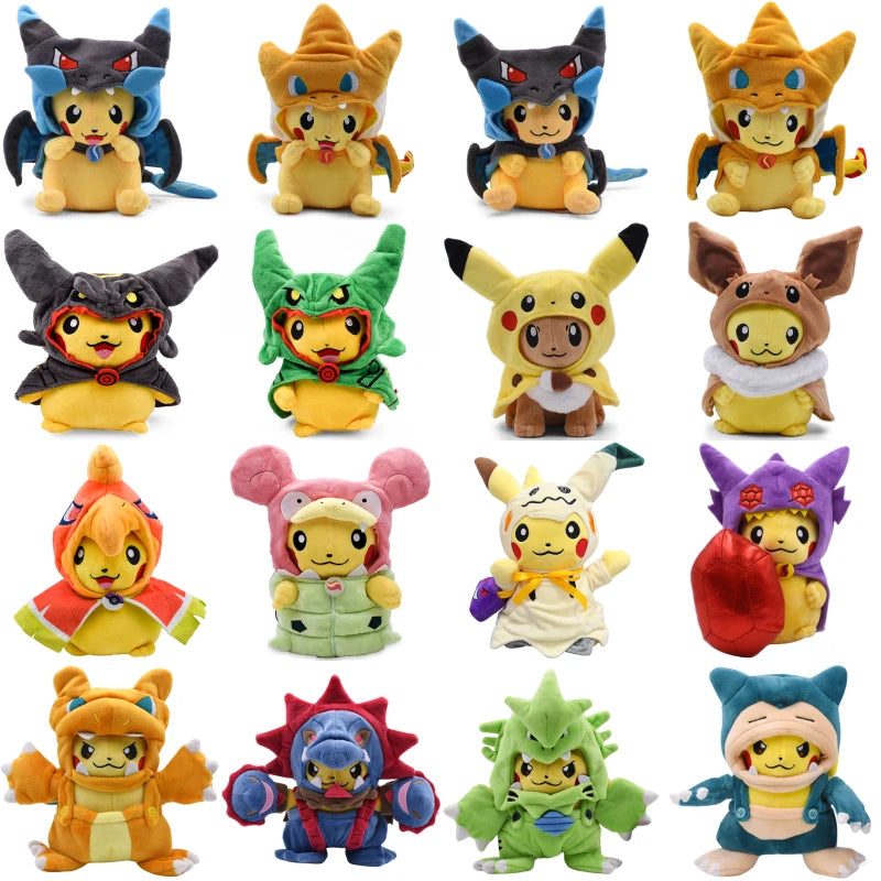 Coleção Pikachu Cosplay de pelúcia - Geek Ofertas